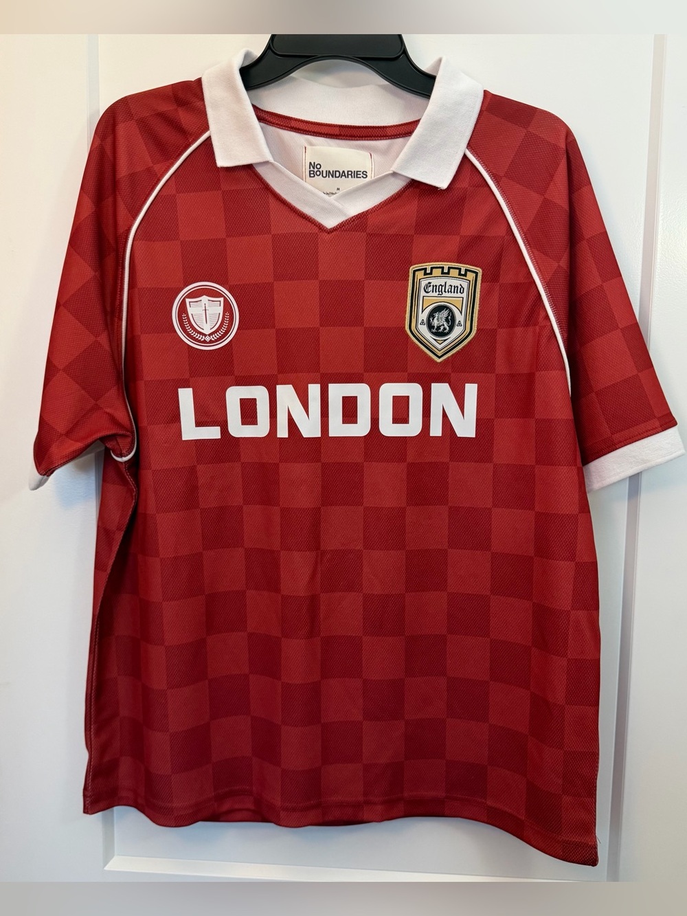 Medium No Boundaries White soccer jersey